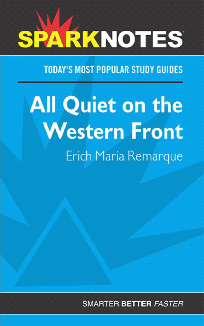 Title details for All Quiet On The Western Front (SparkNotes) by SparkNotes - Available